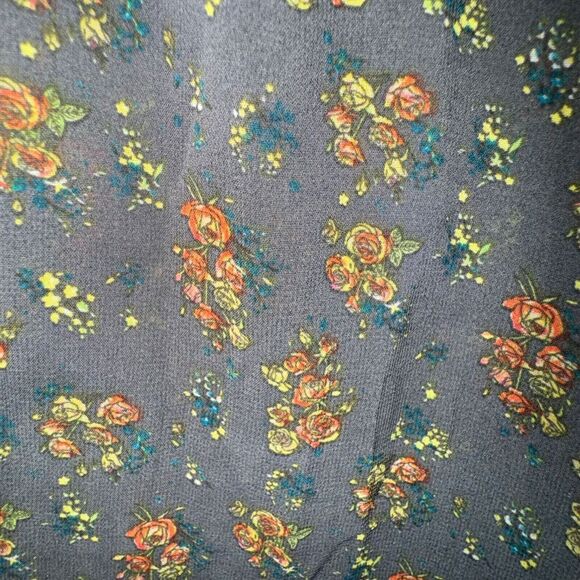 Ecko Unlimited Floral Sheer High-Low Tank Top Size Large - Picture 2 of 4